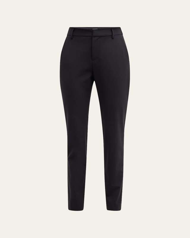 Trop Lux Slim-Leg Slit Pants